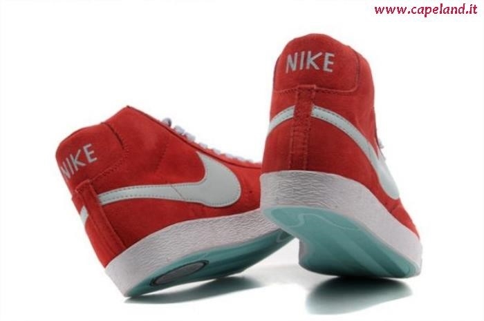 Scarpe Nike Alte Rosse